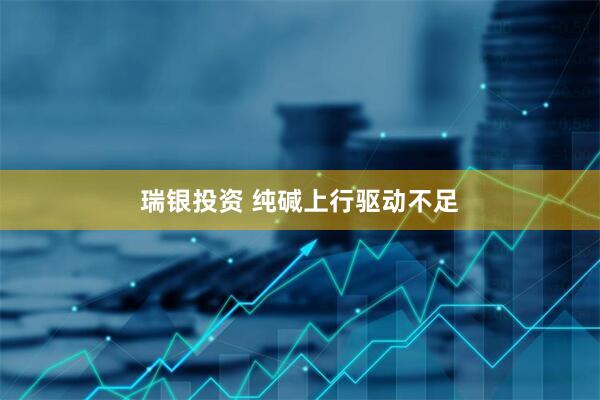瑞银投资 纯碱上行驱动不足