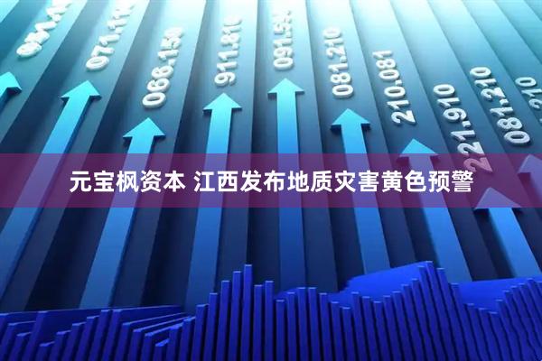 元宝枫资本 江西发布地质灾害黄色预警
