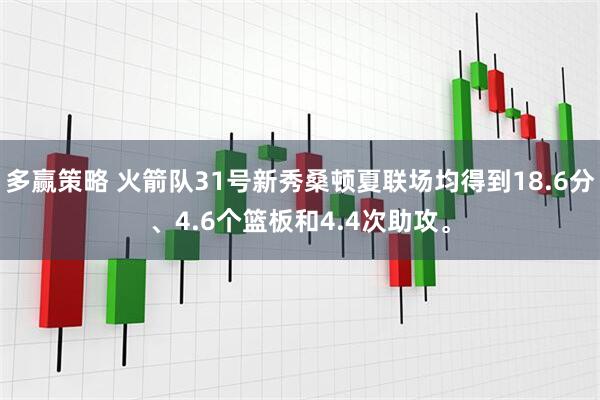 多赢策略 火箭队31号新秀桑顿夏联场均得到18.6分、4.6个篮板和4.4次助攻。